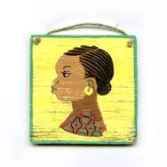 Peinture enseigne de coiffure africaine